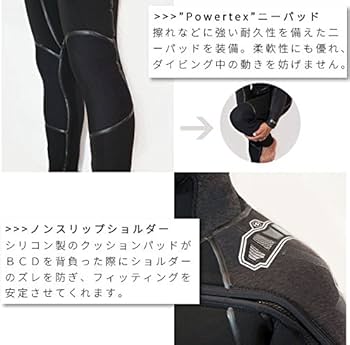 Amazon | ウェットスーツ ダイビング用 セミドライスーツ メンズ Amazon | ウェットスーツ ダイビング用 セミドライスーツ メンズ